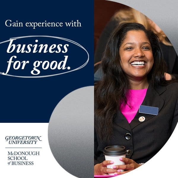 Lead with purpose: Explore a Georgetown MBA