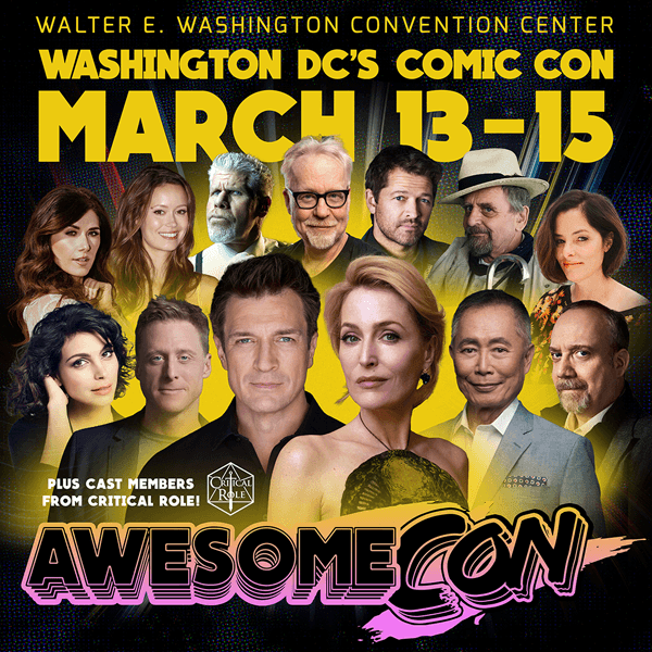 Display ad for Awesome Con; March 13 - 15