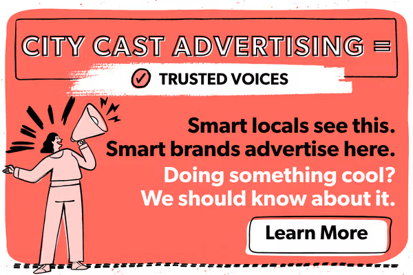 Display ad for City Cast DC Advertising; Trusted Voices