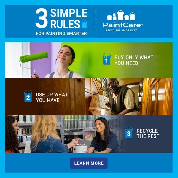 PaintCare’s 3 Simple Rules for Painting Smarter