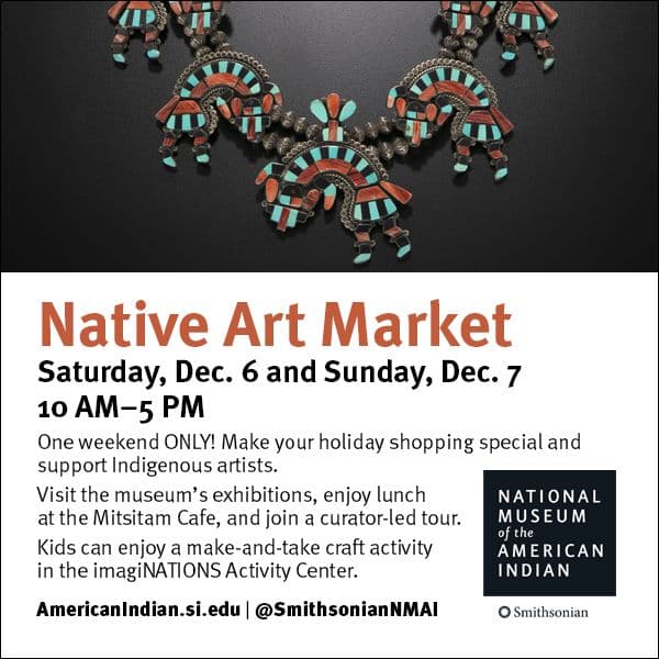 One Weekend Only! Native Art Market returns to DC