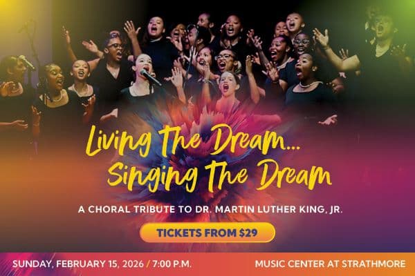 Display ad for Living the Dream... Singing the Dream