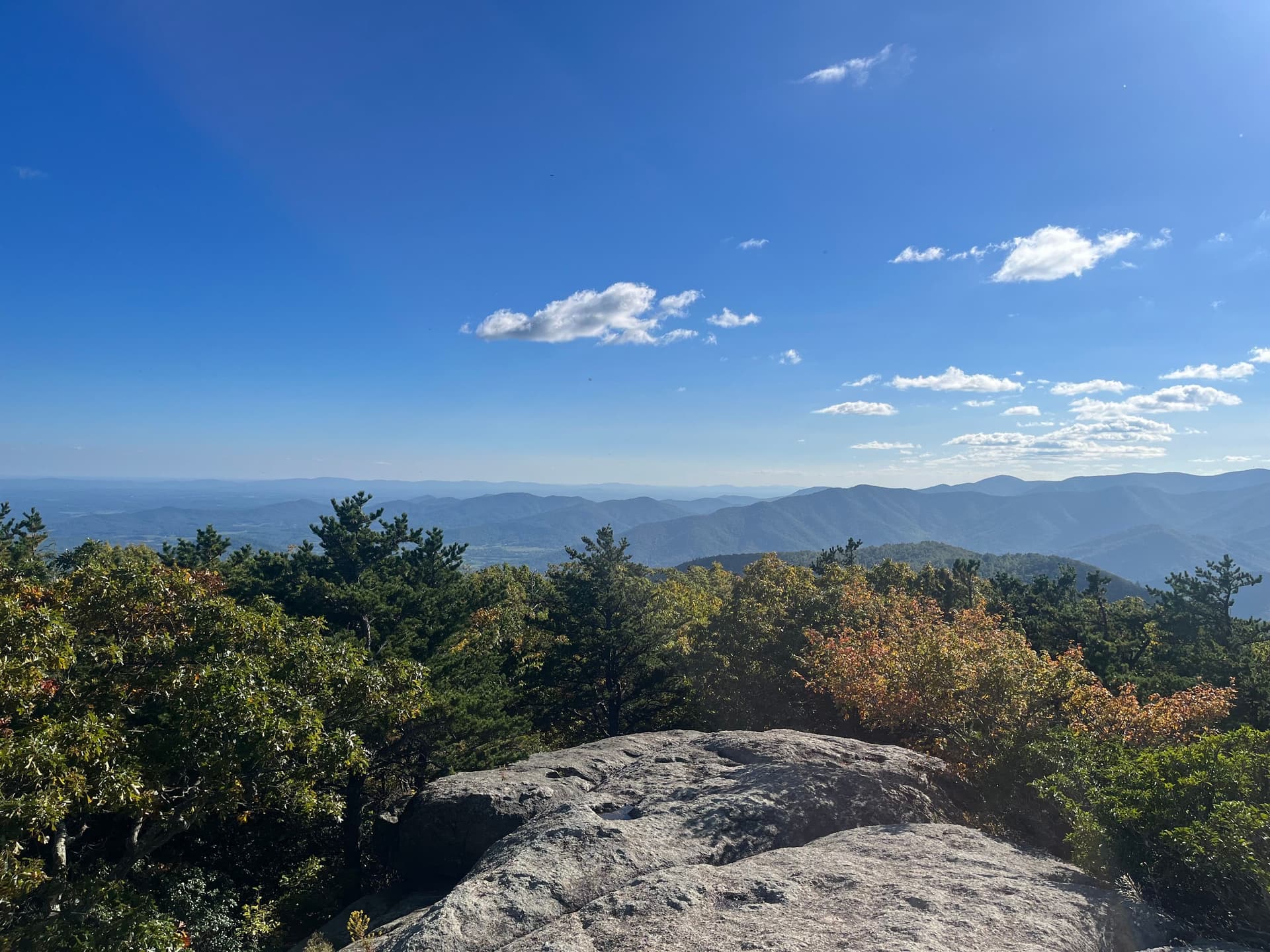 Fall colors just starting to pop.