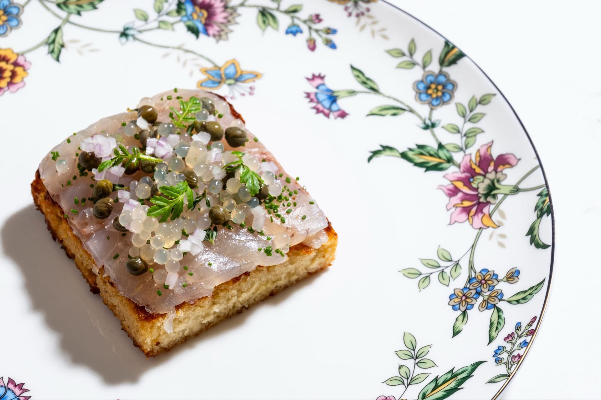 Llobardo Gravlax at Chef Danny Lledó’s El Taller del Xiquet.