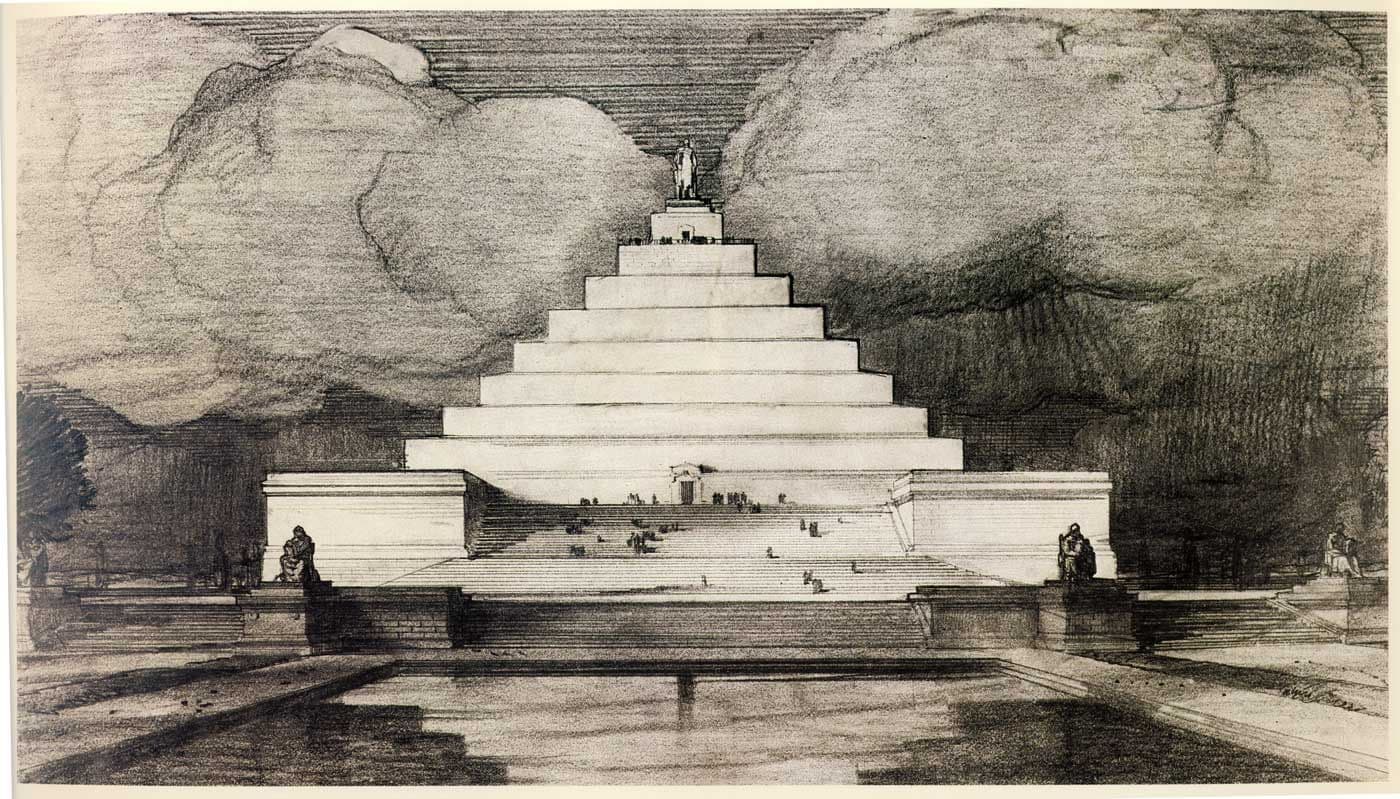 The Lincoln Memorial design we could have ended up with.
