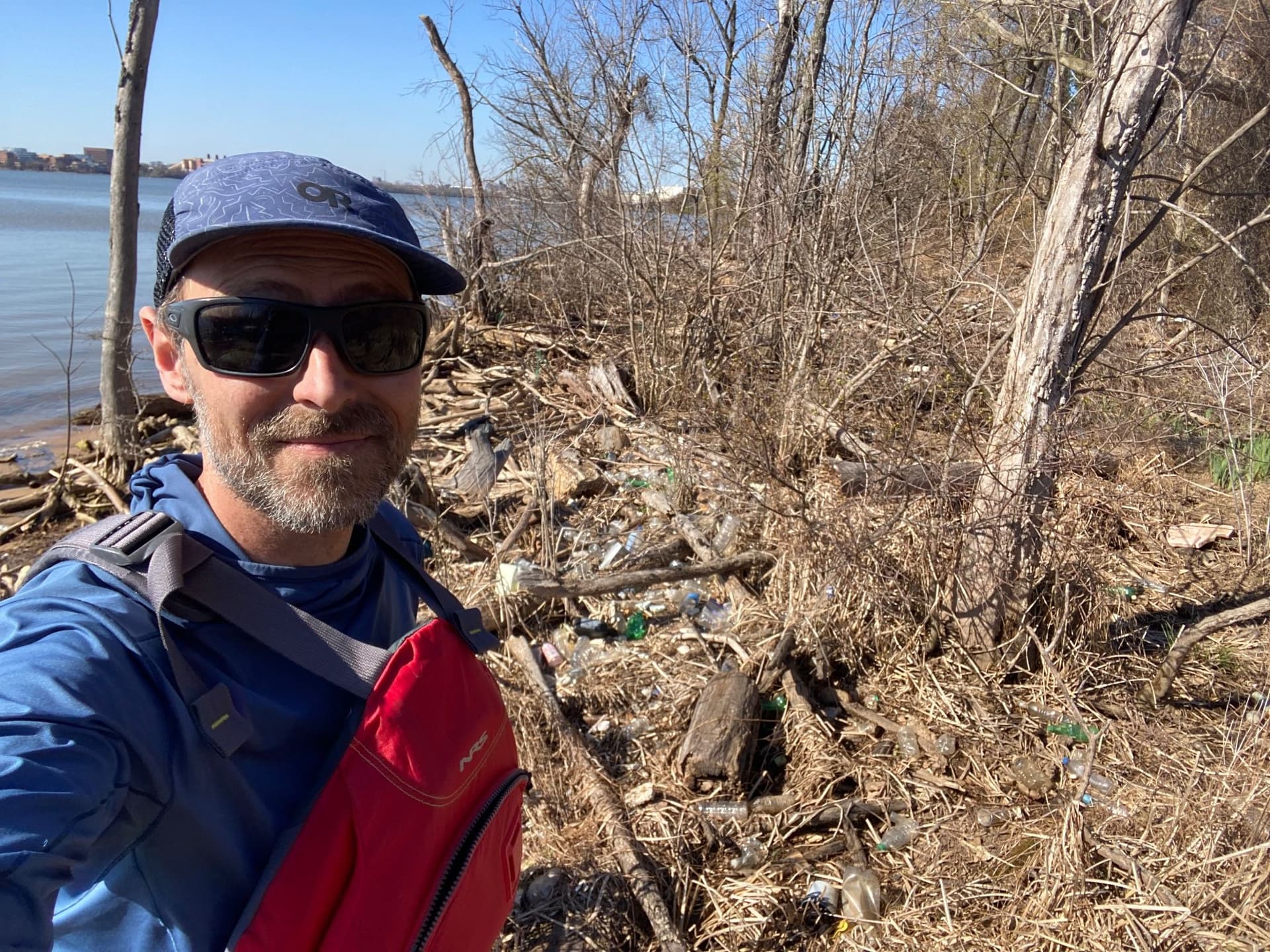 Jacob Fenston at the first of 683 parks in D.C., Oxon Cove Park.