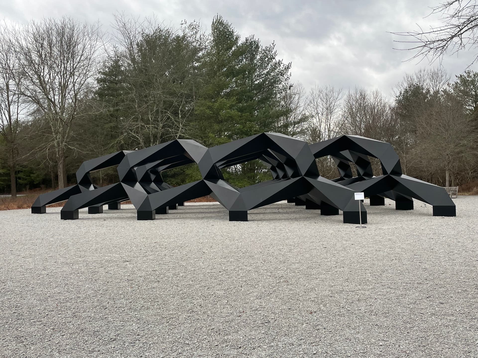 Smith sculpture at the Glenstone Museum.
