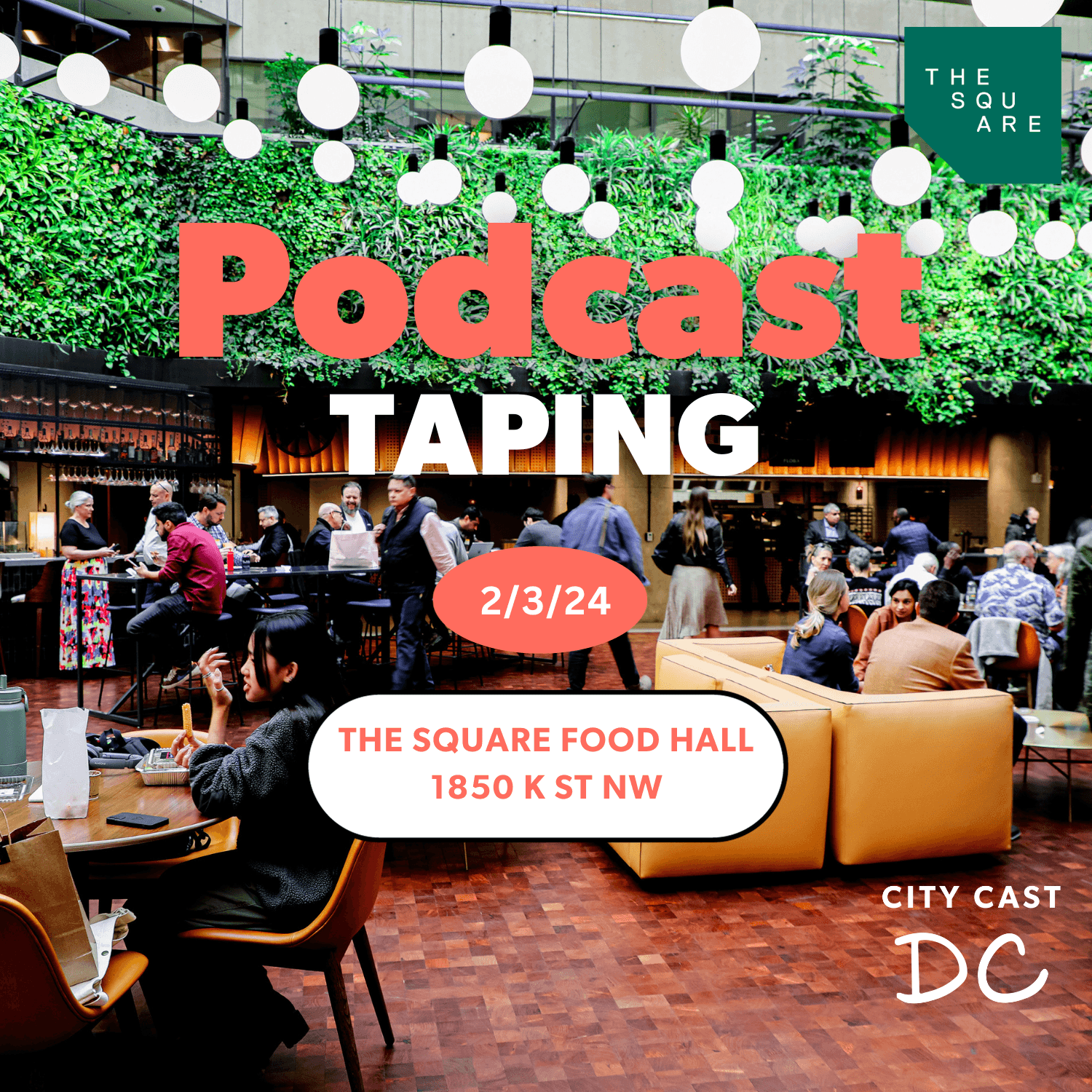 Come to our live taping on Feb. 3!
