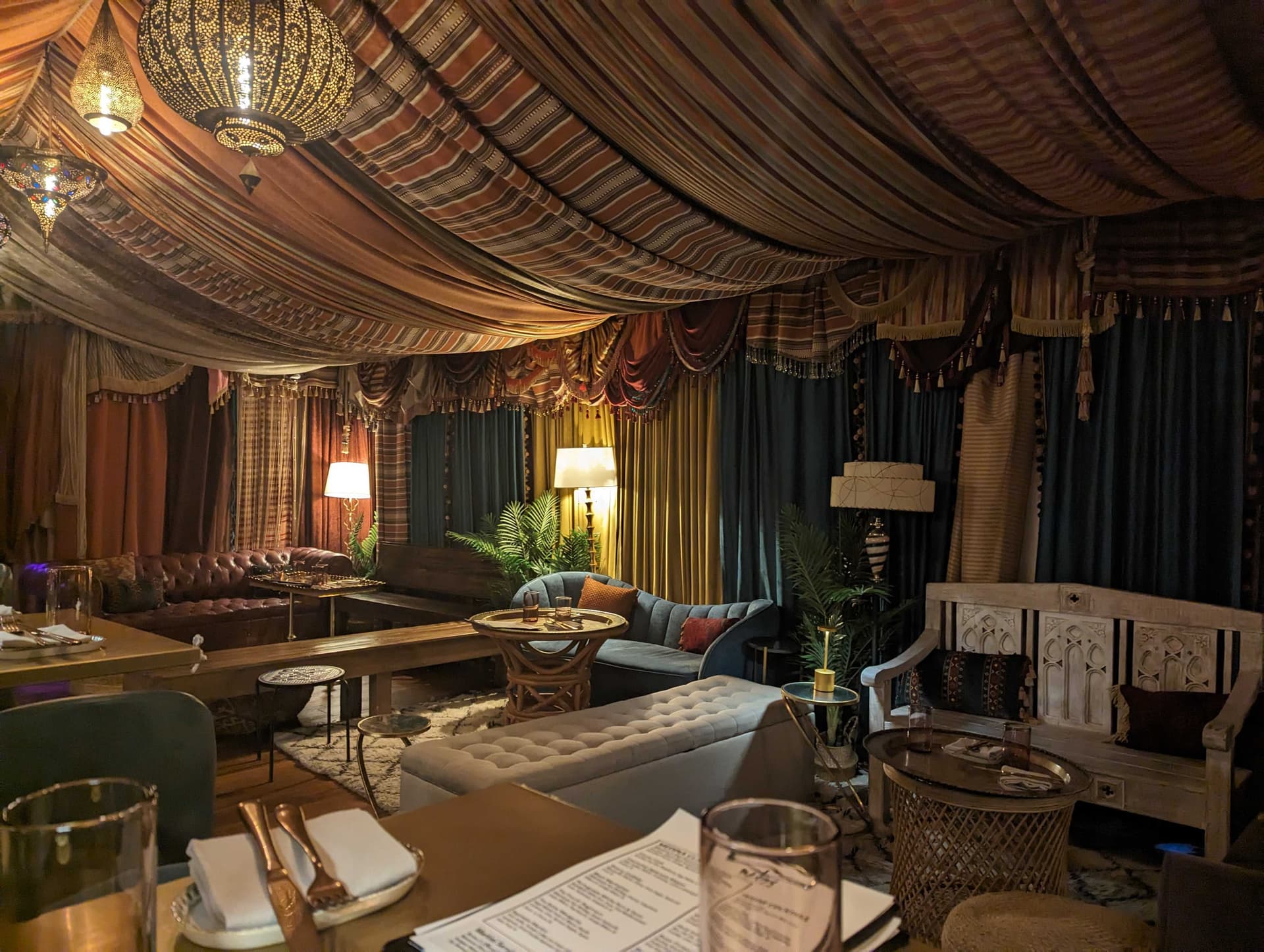 Dining room at Medina.