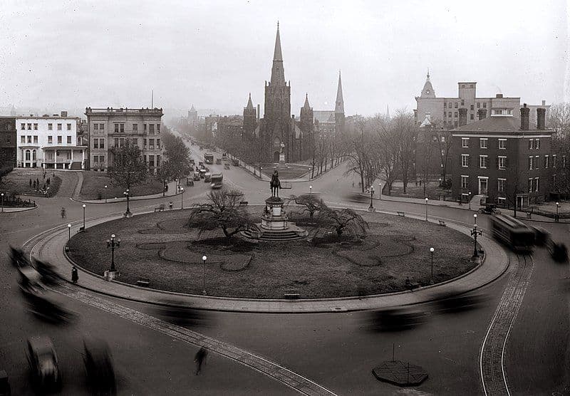 Thomas Circle, 1922.