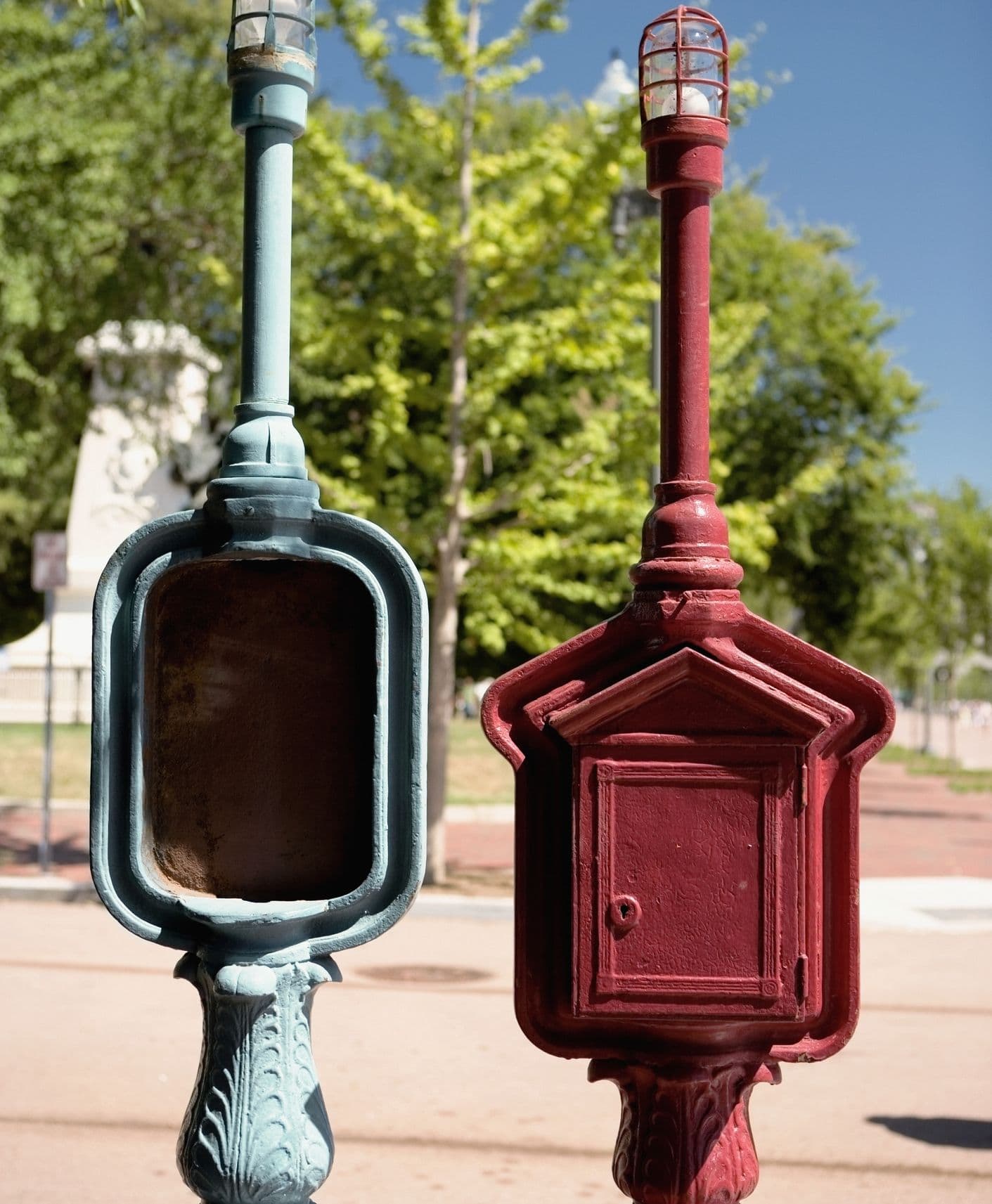 Old emergency alarms.