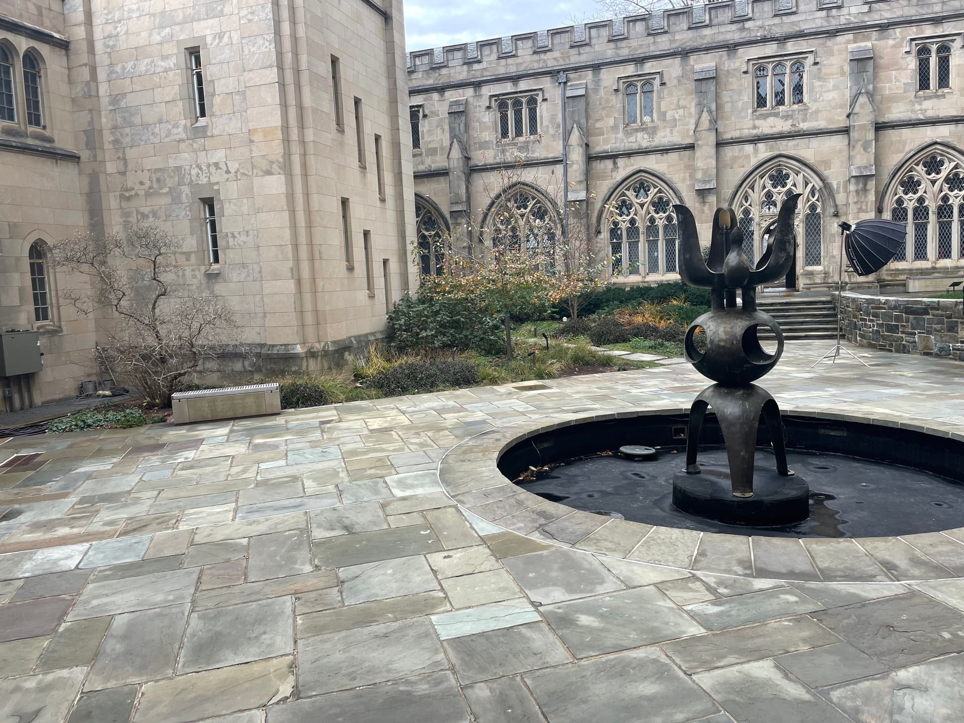 Where is this ornate courtyard?