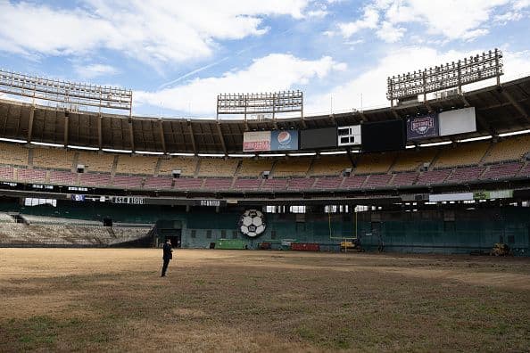 old RFK Stadium during Events DC’s Farewell RFK Stadium project.