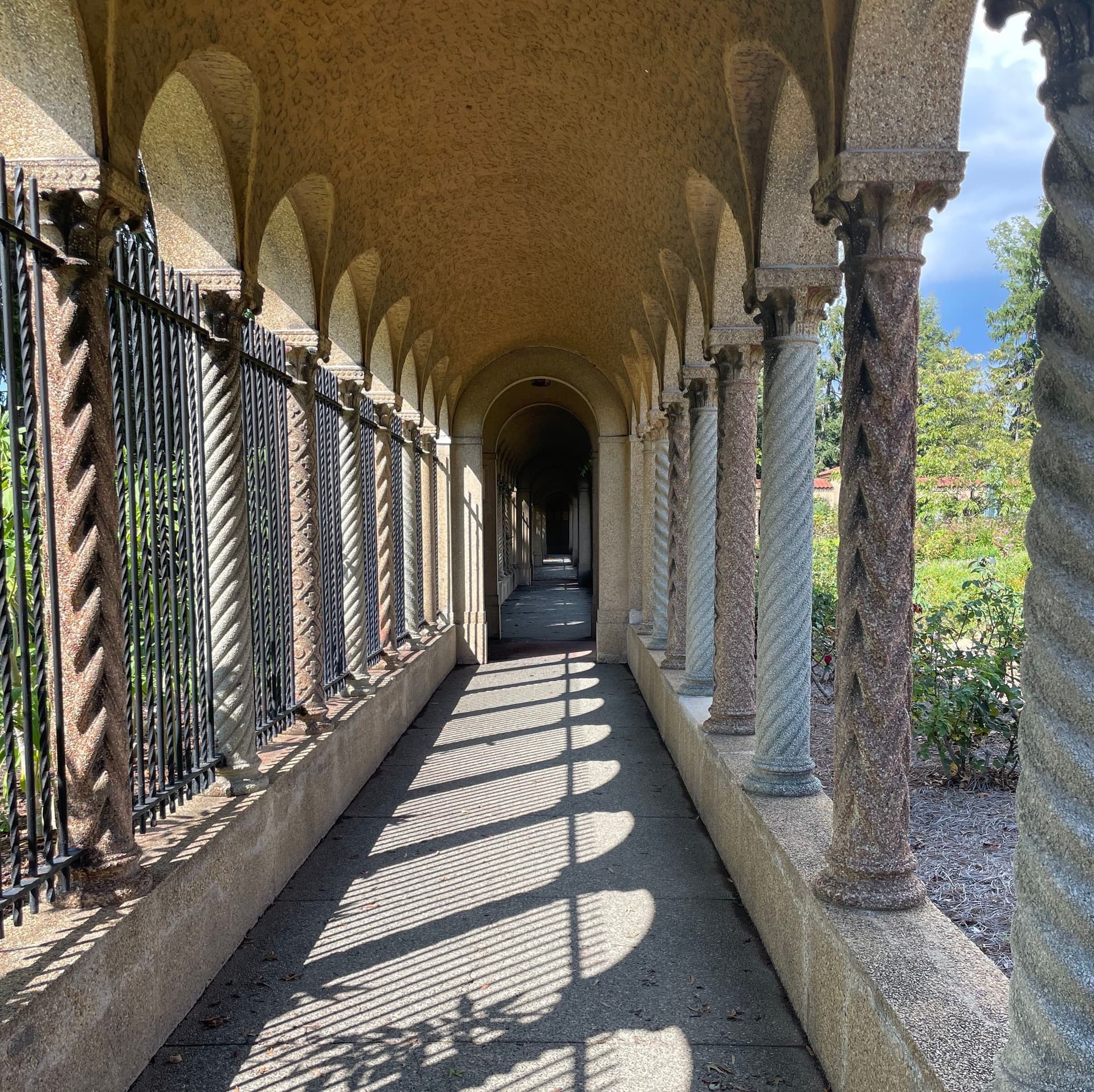 Francisca Monastery gardens.