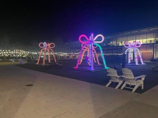 “light yards” art installation