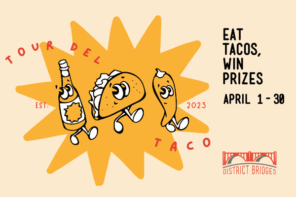 Display ad for Tour Del Taco; April 1 - 30