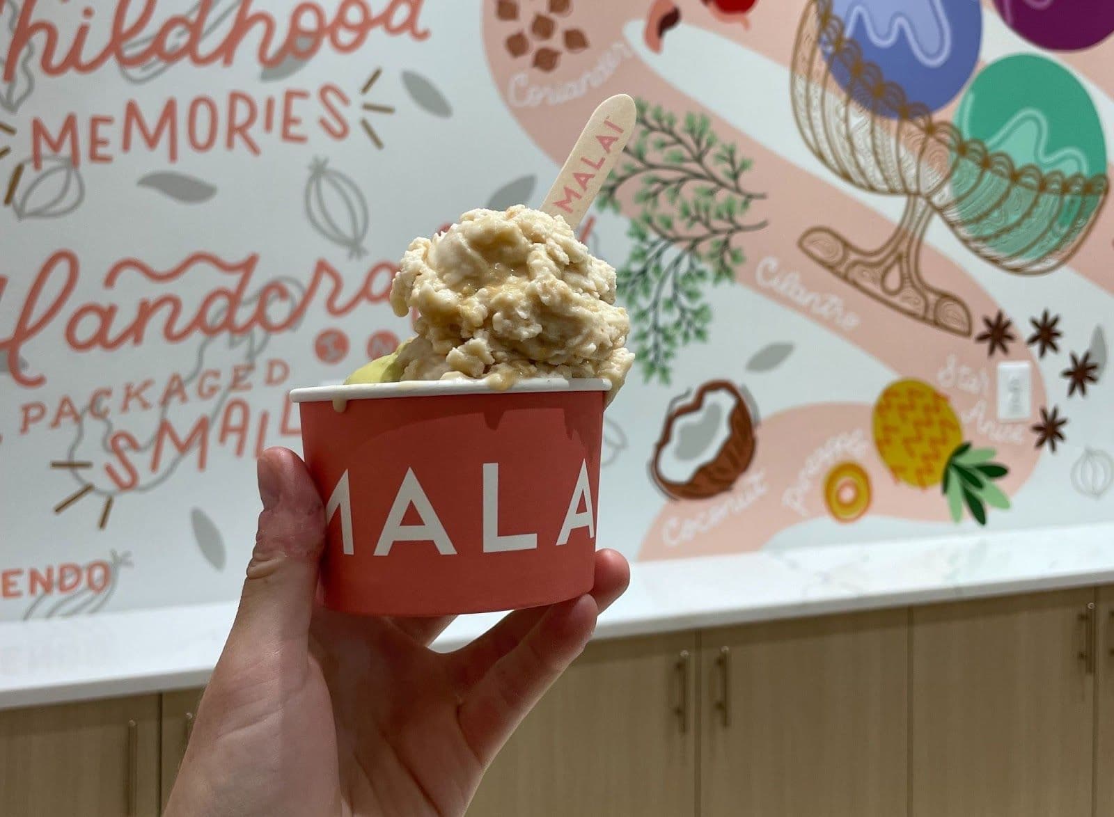 Ice cream at Malai on T Street NW.