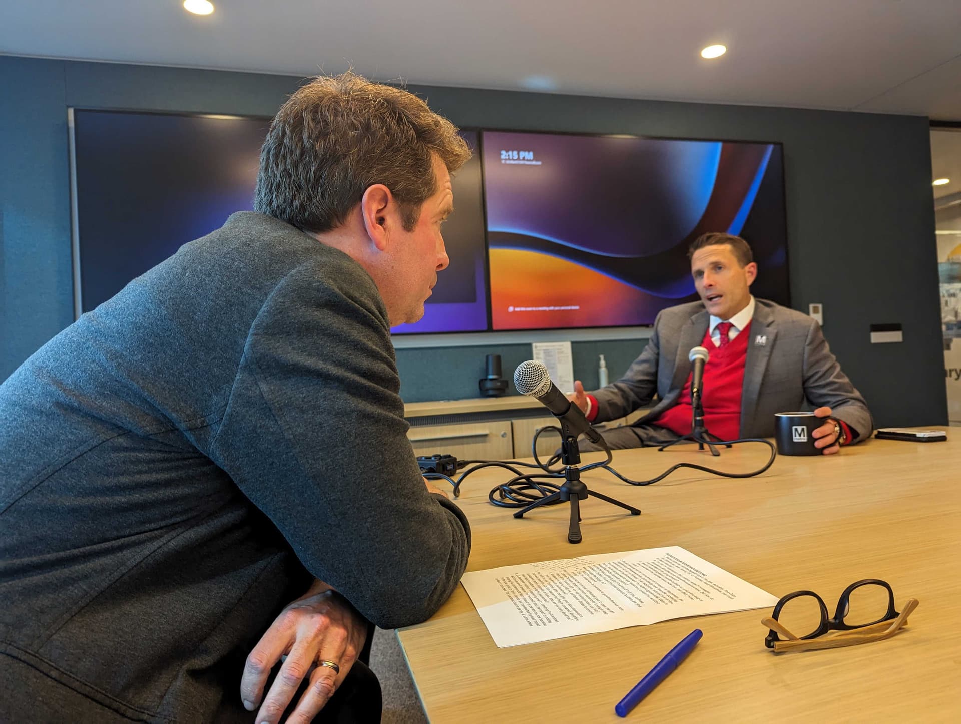 Randy Clarke on the pod with City Cast DC host Michael Schaffer
