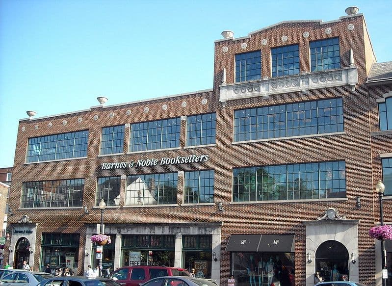 The old Barnes and Noble on M Street NW in Georgetown. Also where the new one will be located.