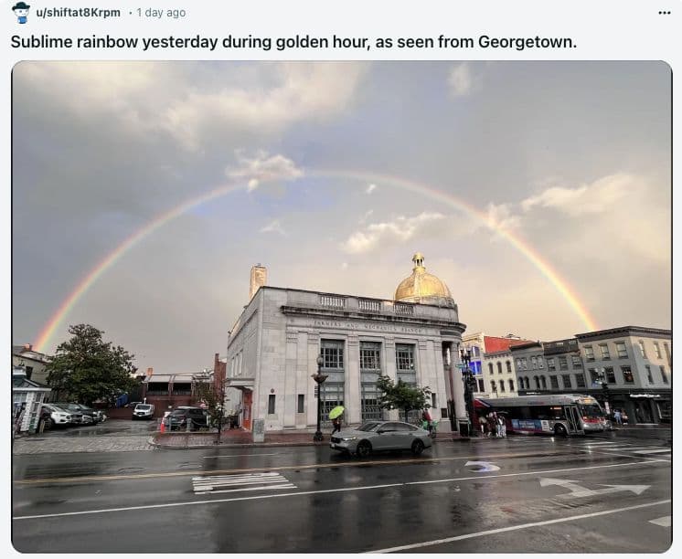 Georgetown rainbow.