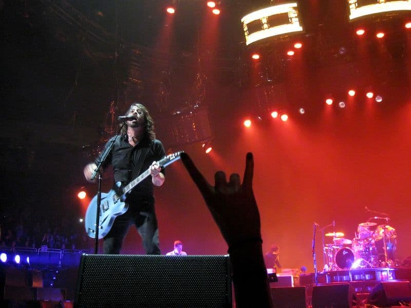 Dave Grohl of the Foo Fighters.