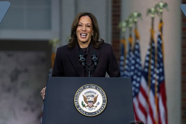 Vice President And presidential nominee Kamala Harris Delivers Concession Speech At Howard University