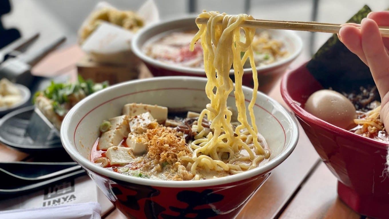 Tofu ramen at JINYA’s new Union Market location.