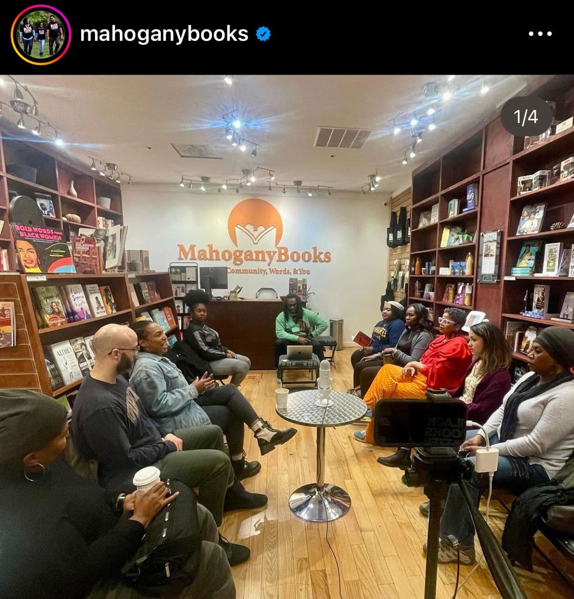 Black Books Matter book club at Mahogany Books.