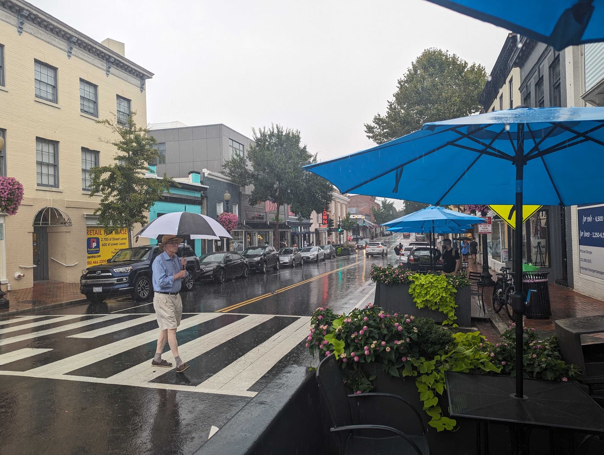 Rainy day in Georgetown.