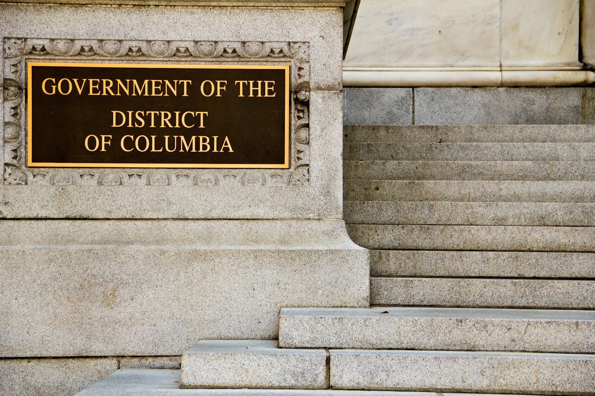 The Wilson building, home of D.C. city government.