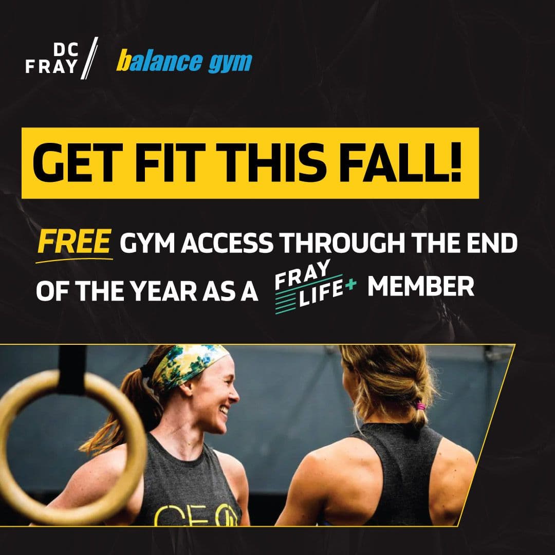 Free Gym Access for Fraylife+ Members!